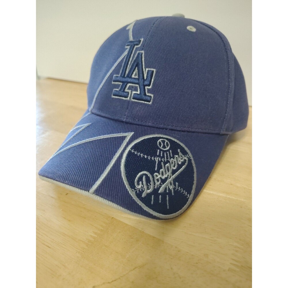 Los Angeles Dodgers 100% Cotton Baseball Cap Genuine MLB Vintage Logo On Bill